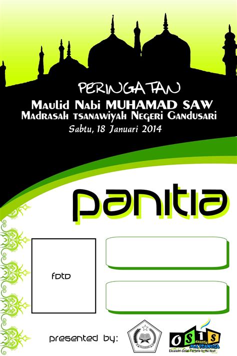 Contoh Buat Id Card Panitia Printable Cards