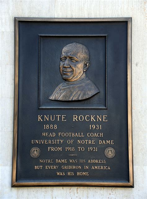 Knute Rockne The Third Greatest All Time Coach Per Sports Illustrated