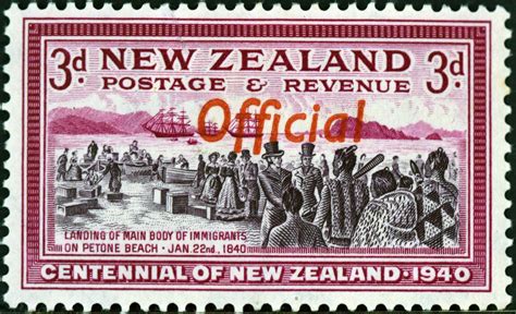 New Zealand 614 1940 The 100th Anniversary Of Proclamation Of British