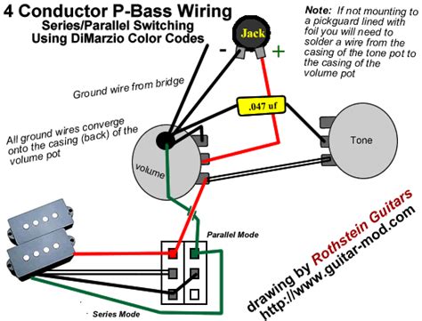 Humbucker, strat, tele, bass and more! P-bass Series/parallel switch help | TalkBass.com