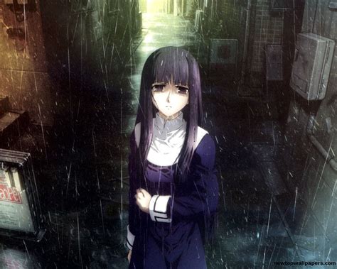 Anime Mädchen Traurig Im Regen Mädchen Im Regen Tapete 600x480
