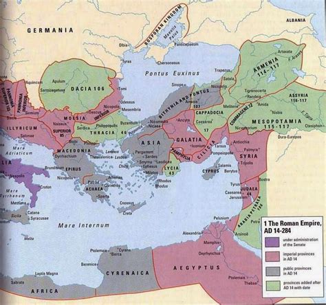 Historical Maps Roman Empire Eastern Border Ad 300