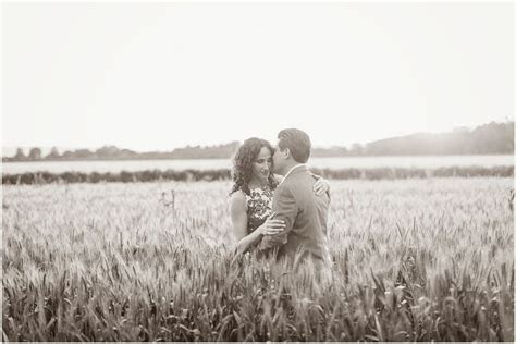 Wheat Field Engagement Session By Blueberry Photography Engagement Session Arboretum