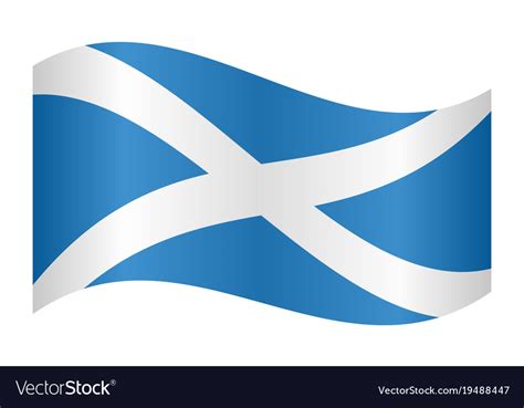 Scottish Flag Waving