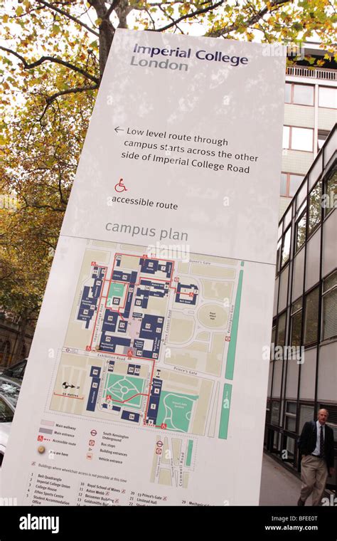 London Imperial College London Map Of The Campus Site Map Plan In South
