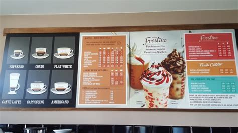 What customers appreciate in costa coffee is its focus on the quality of coffee and frequent updatings of the menu with new items. Menu - Picture of Costa Coffee, Frankfurt - Tripadvisor