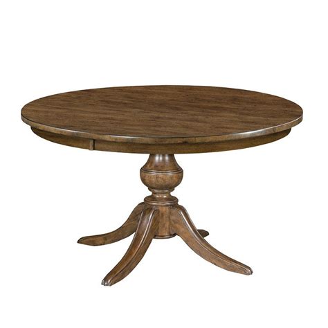 The Nook 54 Inch Round Dining Table Maple Kincaid Furniture Furniture Cart