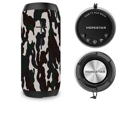 Hopestar P7 Wireless Waterproof Bluetooth Speaker Ipx6 Column Box Bass Mini Subwoofer Portable