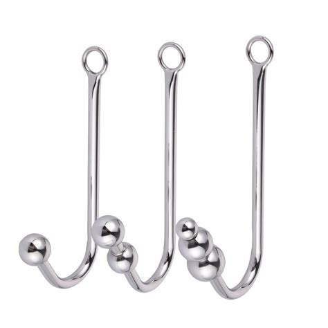 Stainless Steel Anal Hook Sex Product For Couples Unisex Metal Butt
