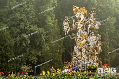 Giant Demon At Eka Karya Botanic Garden Or Bali Botanic Garden In