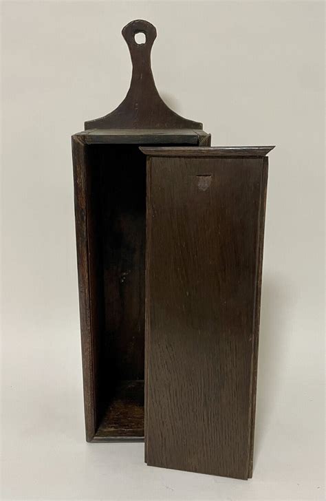 Georgian Oak Candle Box