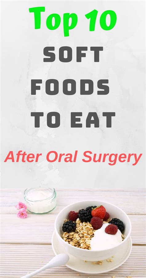 Top 10 Soft Foods to Eat After Oral Surgery #softfoodsaftersurgeryteeth ...