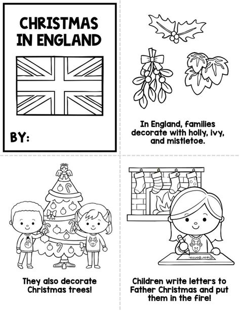 Holidays Around The World Packet Christmas In England Printable And