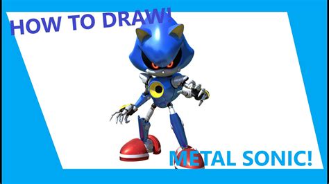 How To Draw Metal Sonic Youtube