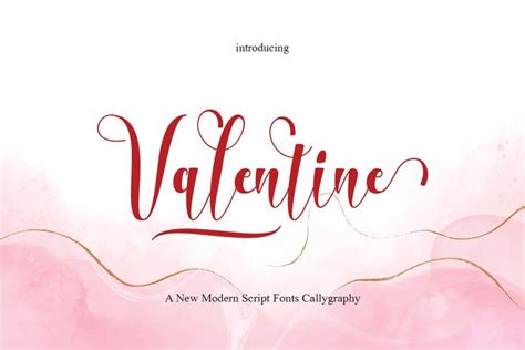 Valentine Best Fonts And Graphics Hbfonts Valentine Font Cool