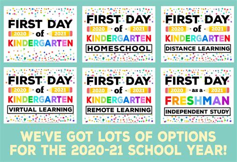 First Day Of School Editable Signs Printable