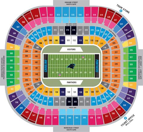 Bank of america seating chart +row info, section and row and seat numbers, club seating information, mobile ticketing information, and more. Bank Of America Stadium Seating Chart Acc Championship ...