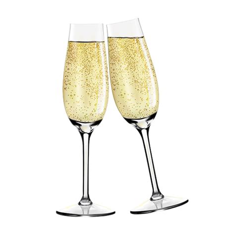 Champagne Glass New Year Champagne Png Download 600600 Free