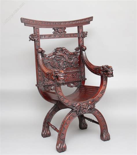 Chinese Carved Throne Chair Antiques Atlas