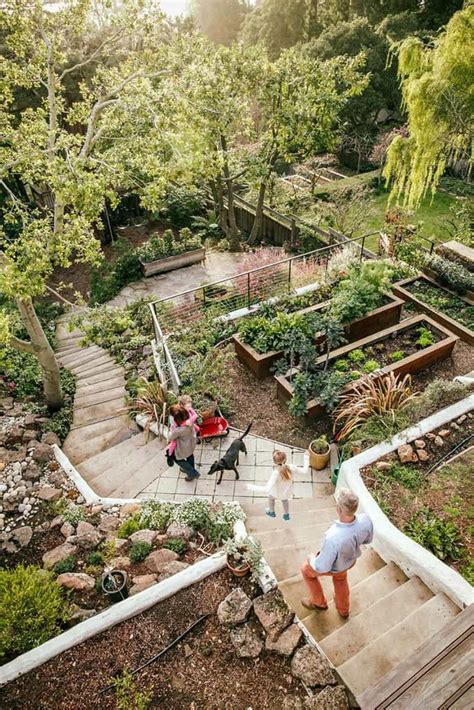 20 Sloped Backyard Design Ideas Sloped Backyard Landscaping Sloped