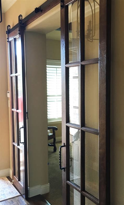 This 36 sliding barn door is more modern than a farmhouse. Barn Doors Dallas, TX - Sliding Barn Door Installation ...