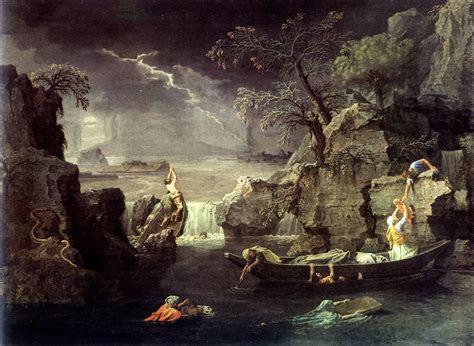 Nicolas Poussin The Deluge Winter 1660 64 Oil On Canvas 310 X 5