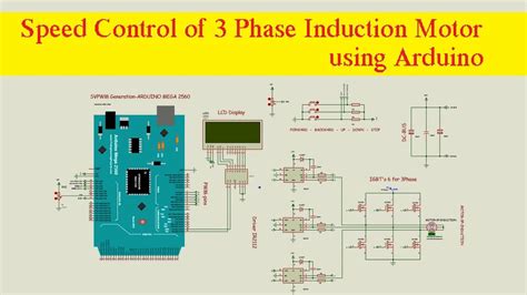 Speed Control Of 3 Phase Induction Motor Using Arduino Svpwm