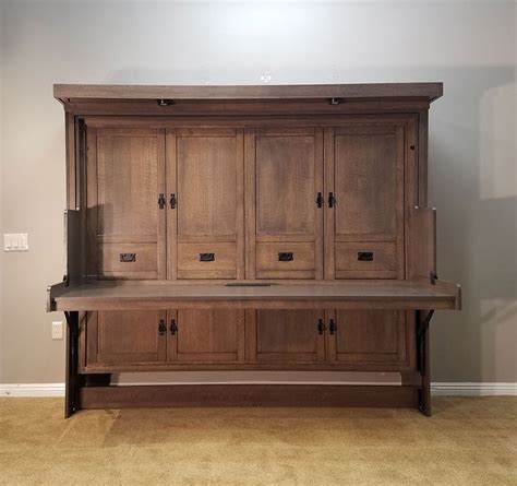 An integral workstation is built right onto the face of the. Murphy Beds with Desk - Desk Design Ideas Check more at ...