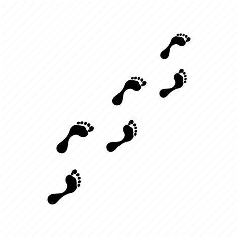 Foot Footprint Human Icons Print Trail Icon