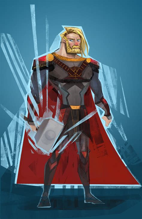 Artstation Fan Art Marvel Thor