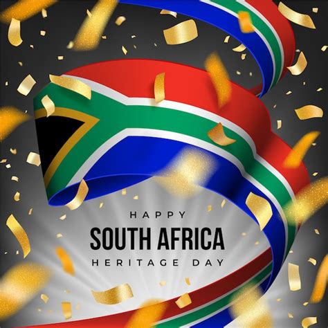 Premium Vector Happy South Africa Heritage Day Greeting Card