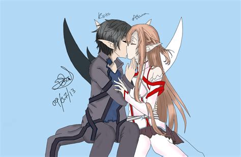 Kirito And Asuna Fairies By UKnovice On DeviantArt