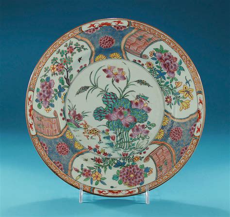 Yongzheng Famille Rose Porcelain Plate China 1722 35 M Ford Creech