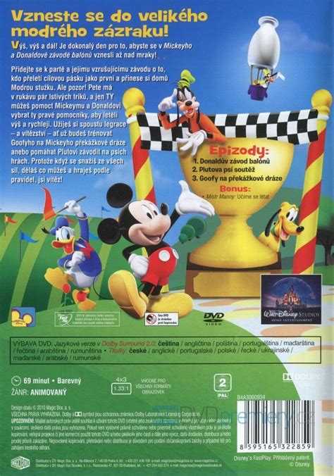 Mickeyho Klubík Mickeyho A Donaldův Závod Balónů Dvd Dvd Premierycz