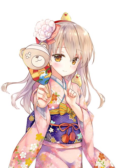 Render Kimono Anime Girl By Littlediety On Deviantart