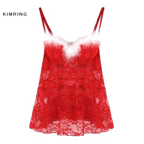 Aliexpress Com Buy Kimring Sexy Christmas Lingerie Hot Christmas