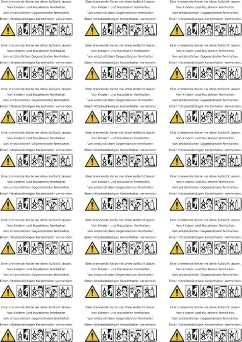 Free Printable Candle Warning Labels Template Printable Templates Free