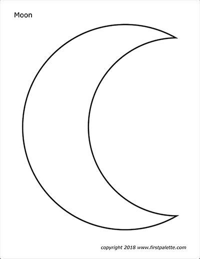 Moon Free Printable Templates And Coloring Pages Moon Coloring Pages