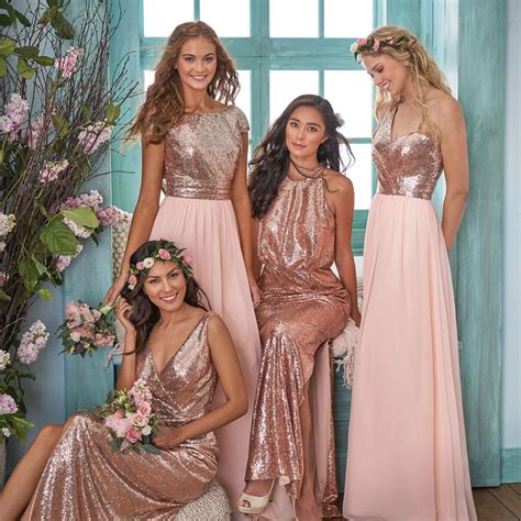 Here At Hitched Rose Gold Bridesmaid Dresses Are Our New Obsession