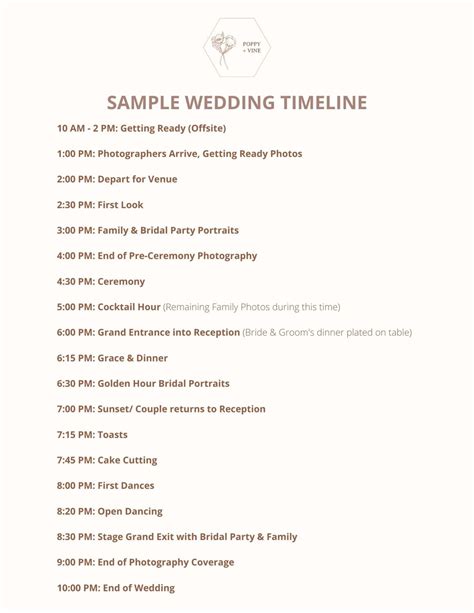 The Best Wedding Timeline Tips