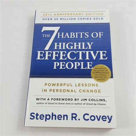 7 HABITS OF Highly Effective People 25th Anniversary Edition Paperback ...