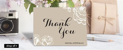 Personalized Thank You Cards Thank You Notes The Stationery Studio
