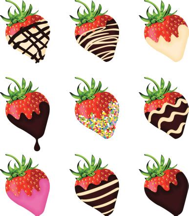 Where can i find chocolate covered strawberries stock illustrations? Ilustración de Fresas Cubiertas Con Chocolate y más ...