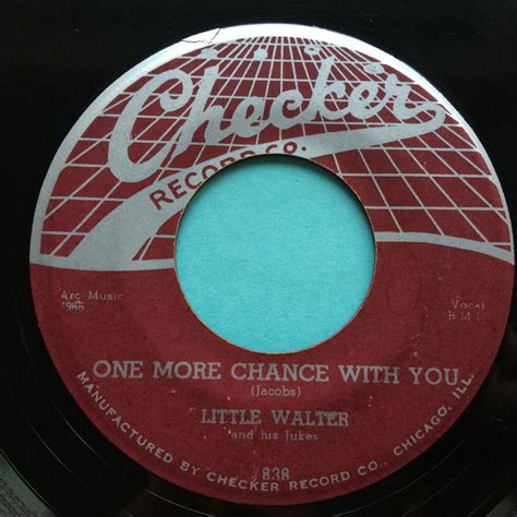 Little Walter One More Chance With You Bw Flying Saucer Checker Vg