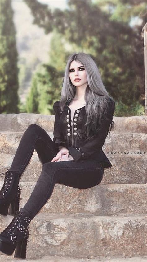 Beautiful Dayana Crunk Dark Beauty Fashion Goth Fashion Punk Gothic