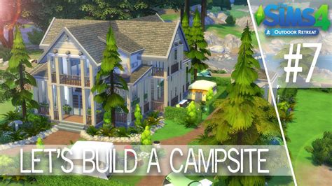 The Sims 4 Lets Build A Campsite Part 7 Youtube