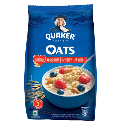 Quaker Oats 1kg Rolled Oats Natural Wholegrain Nutritious Breakfast