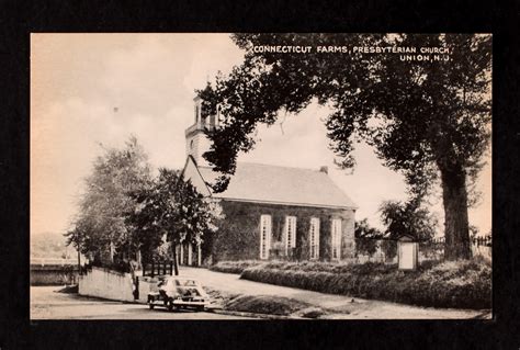 Union Connecticut Farms Presbyterian Church Carte Postale Ancienne
