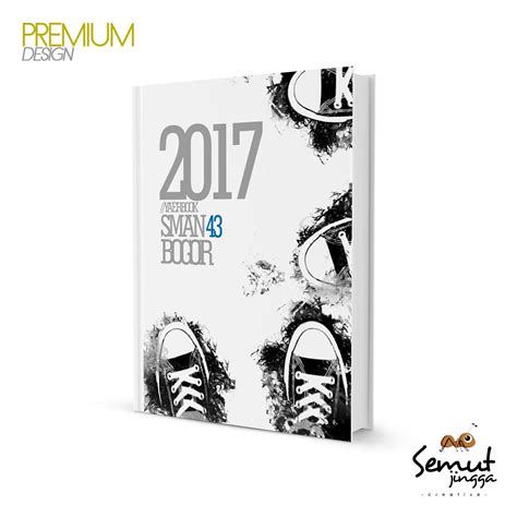 Desain Buku Tahunan Elegan Semut Jingga Buku Tahunan Sekolah Yearbook