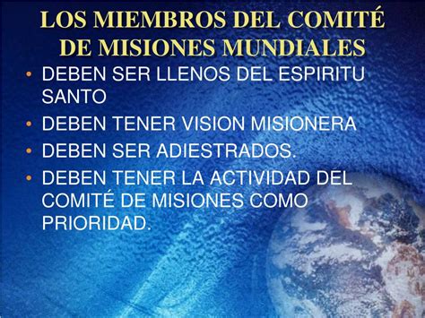 Ppt El Comite De Misiones Mundiales Powerpoint Presentation Free